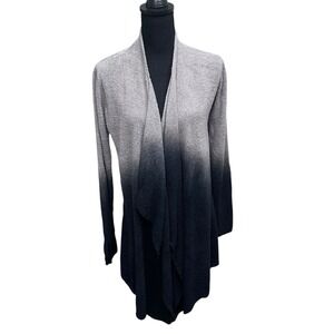Barefoot Dreams Calypso Wrap Cardigan Womens S/M Gray Ombre 436 Bamboo Chic Lite